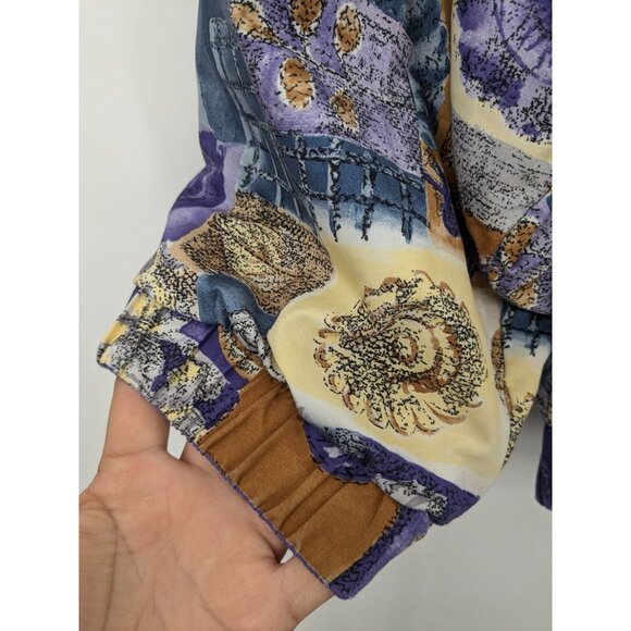 Vintage Winbreaker Jacker Unisex Reversible Zip Up 80s Shell Patchwork 90s Retro - Picture 13 of 13